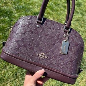 Coach bag with wallet wristlet
